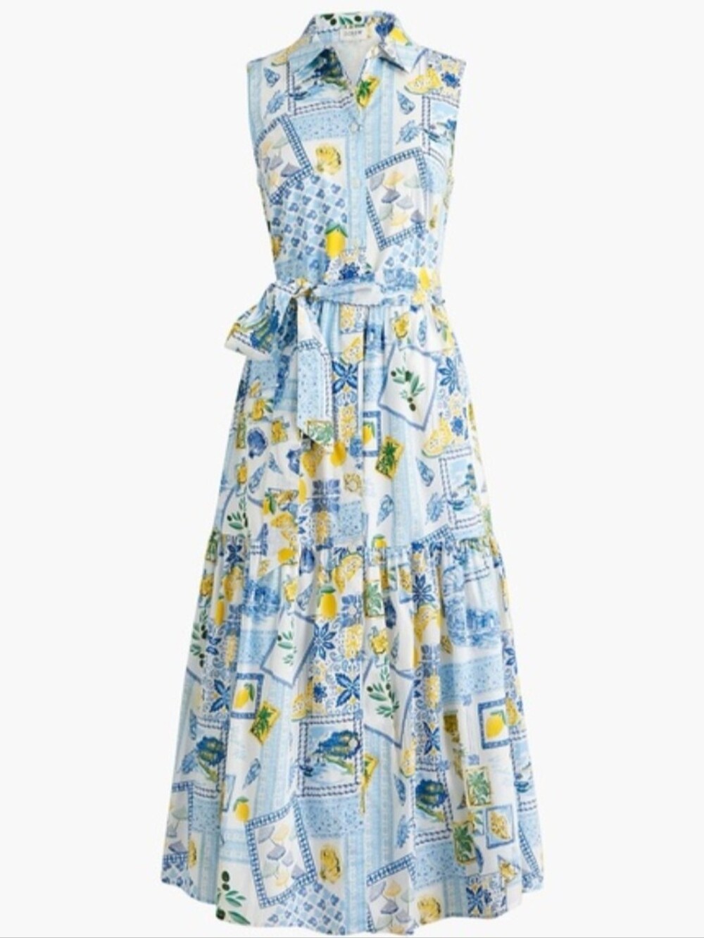 J. Crew Collared midi dress